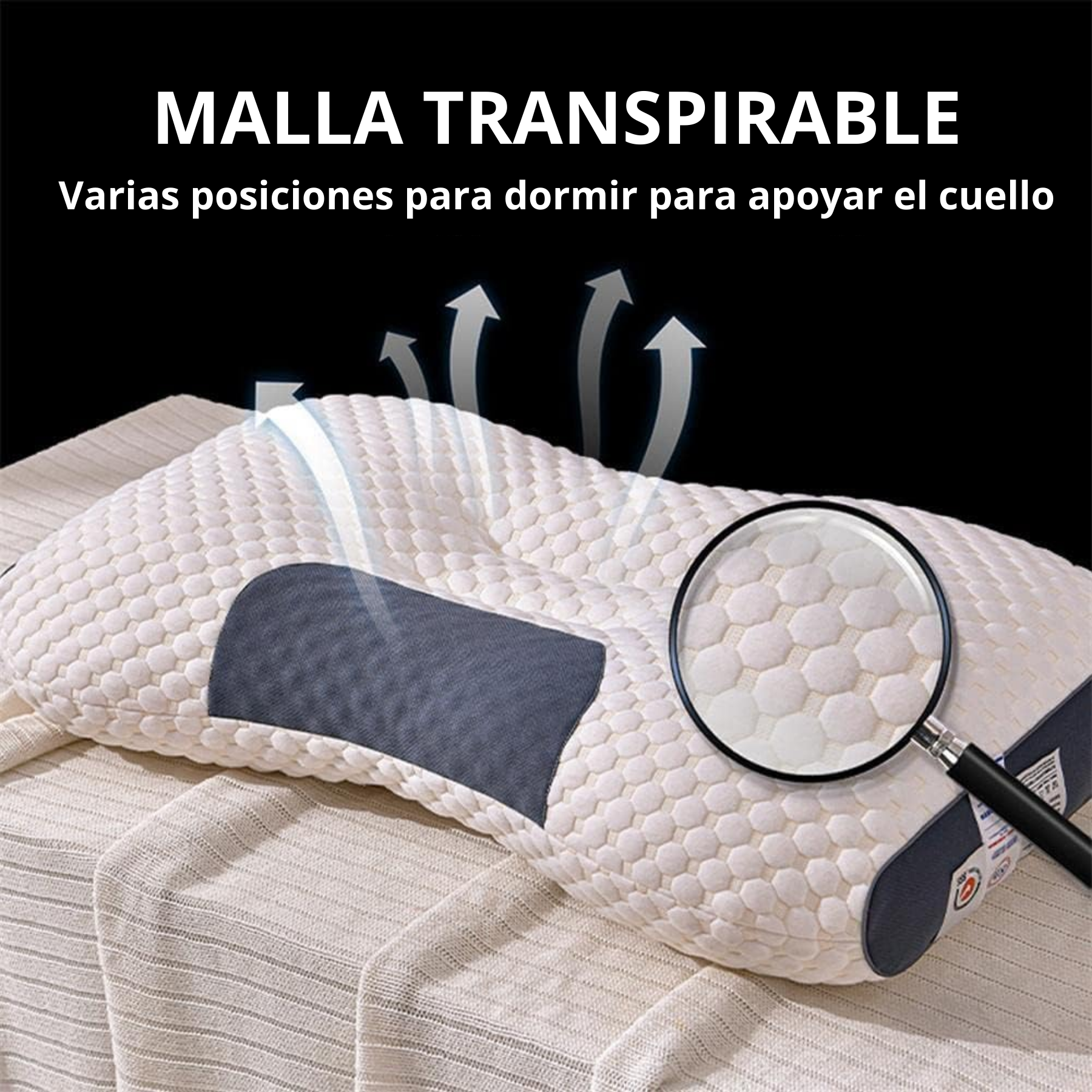 Almohada de protección cervical ortopédica