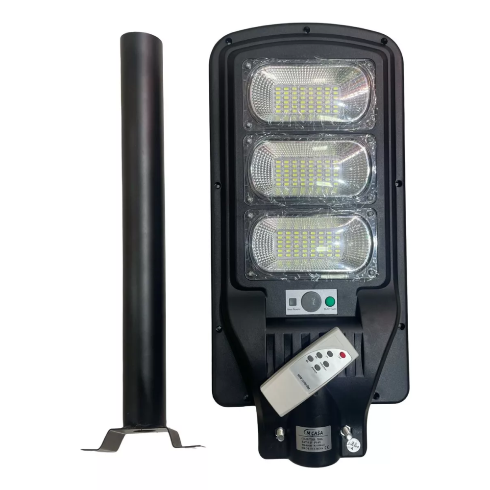 Foco solar luminaria 300w + poste