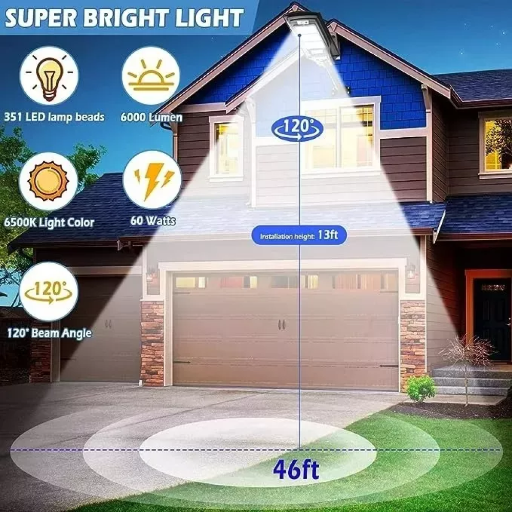 Foco solar luminaria 300w + poste